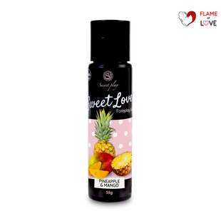 Смаковий лубрикант Secret Play Mango & Pineapple Gel, 60 мл