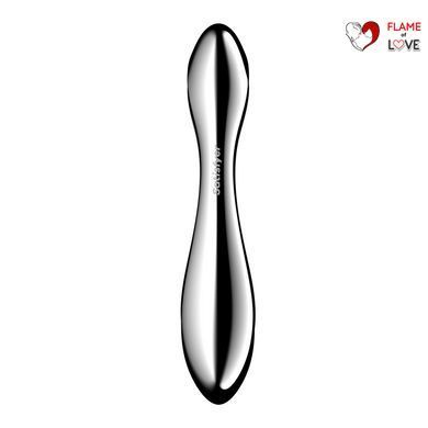 Металевий дилдо Satisfyer Pure Gravity 2, двосторонній, можна нагрівати й охолоджувати, дуже важкий
