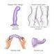 Насадка для страпона Strap-On-Me Dildo Plug P&G Lilas Metallic XL - 3