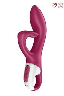 Вібратор-кролик із потрійним відростком Satisfyer Embrace me Berry, 2 мотори, діаметр 3,6 см