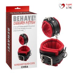 Наручники Chisa Behave Luxury Fetish Super Soft Hand Cuffs
