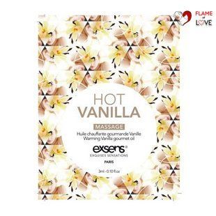 Пробник масажної олії EXSENS Hot Vanilla 3мл