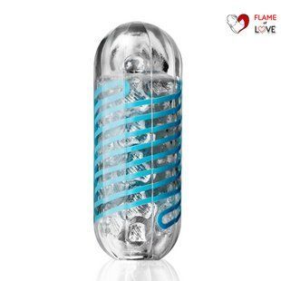 Мастурбатор Tenga Spinner 01 Tetra з пружною стимулювальною спіраллю всередині, ніжна спіраль