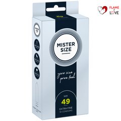 Презервативи Mister Size - pure feel - 49 (10 condoms), товщина 0,05 мм