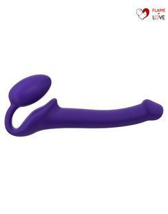 Безремінний страпон Strap-On-Me Violet S, повністю регульований, діаметр 2,7 см