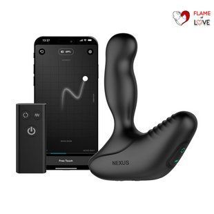 Смарт-масажер простати Nexus Revo Stealth with APP, вібрація+ротація, пульт ДУ, до 10 годин роботи