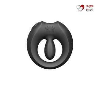 Ерекційне смарт-віброкільце Zalo Apis Obsidian Black, до 4 годин роботи, зарядний кейс