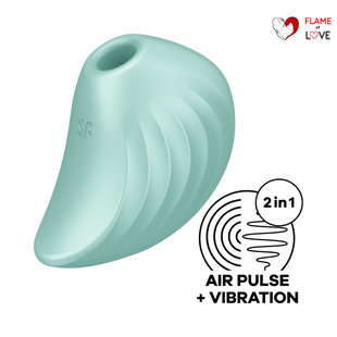 Вакуумний стимулятор клітора Pearl Diverколір: м'ятнийSatisfyer (Німеччина)