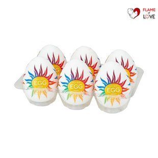 Набір мастурбаторів-яєць Tenga Egg Shiny Pride Edition (6 яєць)