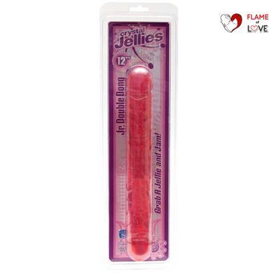 Фалоімітатор подвійний Doc Johnson Crystal Jellies JR Double Dong