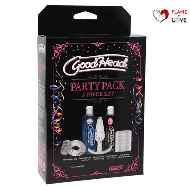 Набір Doc Johnson GoodHead - Party Pack - 5 Piece Kit