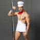 Чоловічий еротичний костюм кухаря "Умілий Джек" One Size: сліпи, фартух, хустка і ковпак - 3