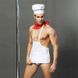 Чоловічий еротичний костюм кухаря "Умілий Джек" One Size: сліпи, фартух, хустка і ковпак - 5
