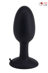 Анальна пробка з внутрішнім кулькою ROLL PLAY large BLACK, Черный