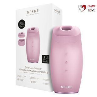 Пристрій для збільшення об'єму губ GESKE Lip Volumizer&Booster 6в1 pink, One Size