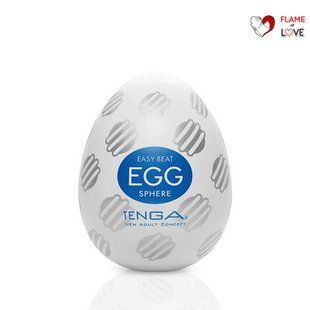 Мастурбатор-яйце Tenga Egg Sphere з багаторівневим рельєфом