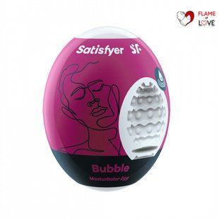 Мастурбатор-яйце Egg BubbleSatisfyer (Німеччина), One Size