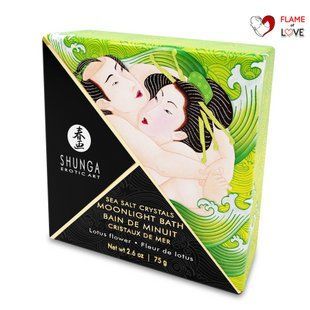 Сіль для ванни Shunga Moonlight Bath &ndash; Lotus Flower (75 г), сіль Мертвого моря, ароматичні олії