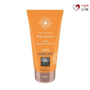 Їстівний лубрикант SHIATSU LOVE Манго і зелений чай, 75 мл HOT, One Size