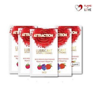 Пробник лубриканта з феромонами MAI ATTRACTION LUBS RED FRUITS (10 мл), One Size
