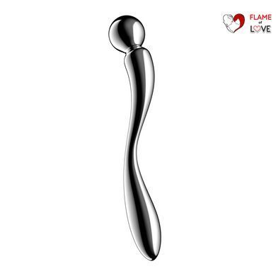 Металевий дилдо Satisfyer Star Force 2, двосторонній, можна нагрівати та охолоджувати