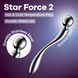 Металевий дилдо Satisfyer Star Force 2, двосторонній, можна нагрівати та охолоджувати - 6