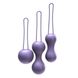Набір вагінальних кульок Je Joue - Ami Purple, діаметр 3,8-3,3-2,7см, вага 54-71-100гр - 1