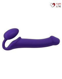 Безремінний страпон Strap-On-Me Violet L, повністю регульований, діаметр 3,7 см