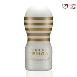 Мастурбатор Tenga Premium Original Vacuum Cup Gentle (глибоке горло) з вакуумною стимуляцією