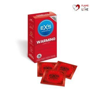 Презервативи анатомічні, що зігрівають Exs Warming Comfy Fit (ціна за упаковку, 12 шт.)
