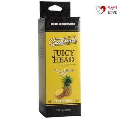 Зволожувальний спрей оральний Doc Johnson GoodHead – Juicy Head Dry Mouth Spray – Pineapple 59мл