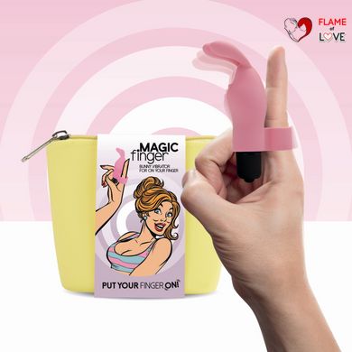 Вібратор на палець FeelzToys Magic Finger Vibrator Pink