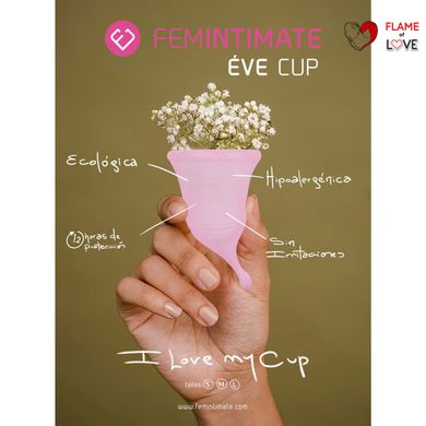 Менструальна чаша Femintimate Eve Cup New розмір L, об’єм — 50 мл, ергономічний дизайн