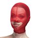Маска сітка із відкритим ротом Feral Feelings - Hood Mask Red - 1