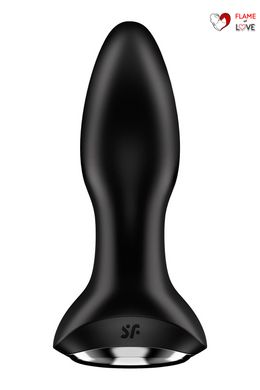 Анальна смарт вібропробка із перлинним масажем Satisfyer Rotator Plug 2+ Black