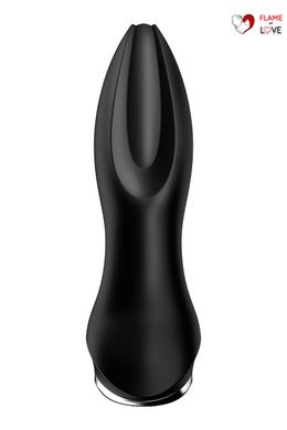 Анальна смарт вібропробка із перлинним масажем Satisfyer Rotator Plug 2+ Black