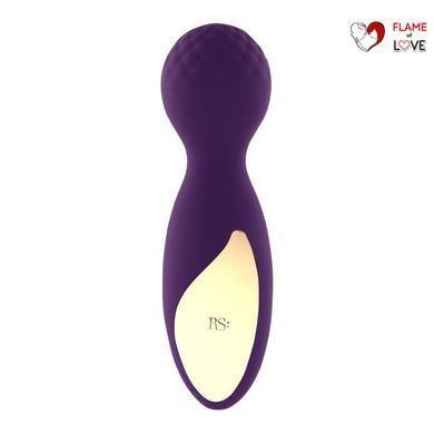 Мінівібромасажер Rianne S: Lovely Leopard Purple, 10 режимів роботи, косметичка-чохол, мед.силікон