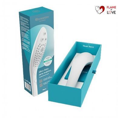 Насадка на душ для мастурбації Womanizer Wave, біла