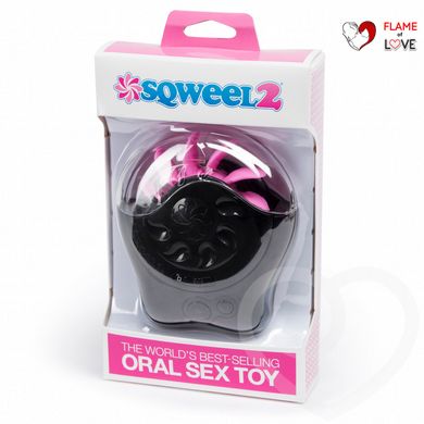 Симулятор орального сексу Sqweel 2 для жінок, колір: чорний