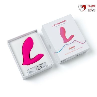 Смарт-вібратор у трусики Lovense Flexer, манливий рух + вібрація, стимуляція клітора та точки G