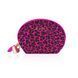 Мінівібромасажер Rianne S: Lovely Leopard Purple, 10 режимів роботи, косметичка-чохол, мед.силікон - 3