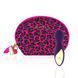 Мінівібромасажер Rianne S: Lovely Leopard Purple, 10 режимів роботи, косметичка-чохол, мед.силікон - 1