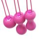 Набір вагінальних кульок Je Joue - Ami Fuchsia, діаметр 3,8-3,3-2,7см, вага 54-71-100гр - 3