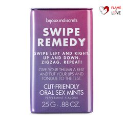 М'ятні цукерки Bijoux Indiscrets Swipe Remedy – clitherapy oral sex mints без цукру