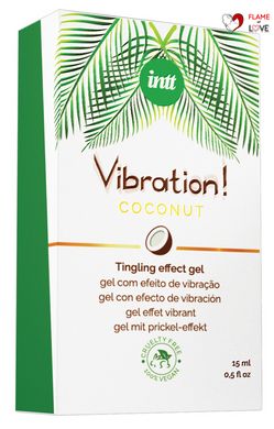 Рідкий вібратор Intt Vibration Coconut Vegan (15 мл)