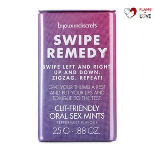 М'ятні цукерки Bijoux Indiscrets Swipe Remedy &ndash; clitherapy oral sex mints без цукру