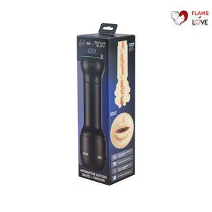 Мастурбатор-ротик Kiiroo Feel Mouth зі всмоктувальною інтерактивною насадкою PowerBlow Combo Set
