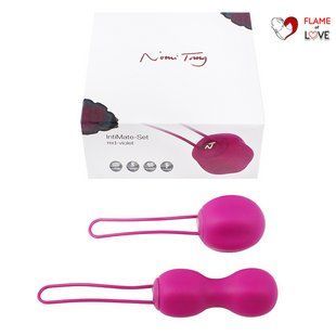 Вагінальні кульки IntiMate Вага: 53гр і 106гр Колір: рожевий Nomi Tang, One Size