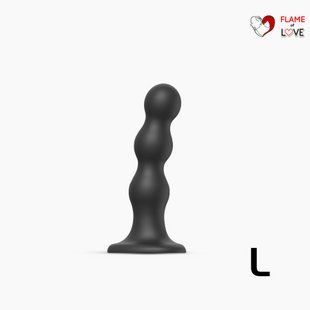 Насадка для страпона Strap-On-Me Dildo Plug Balls Black L