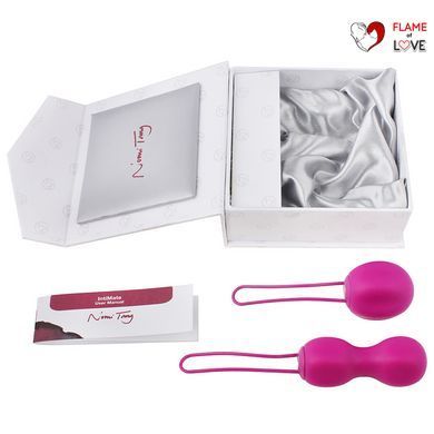 Вагінальні кульки IntiMate Вага: 53гр і 106гр Колір: рожевий Nomi Tang, One Size